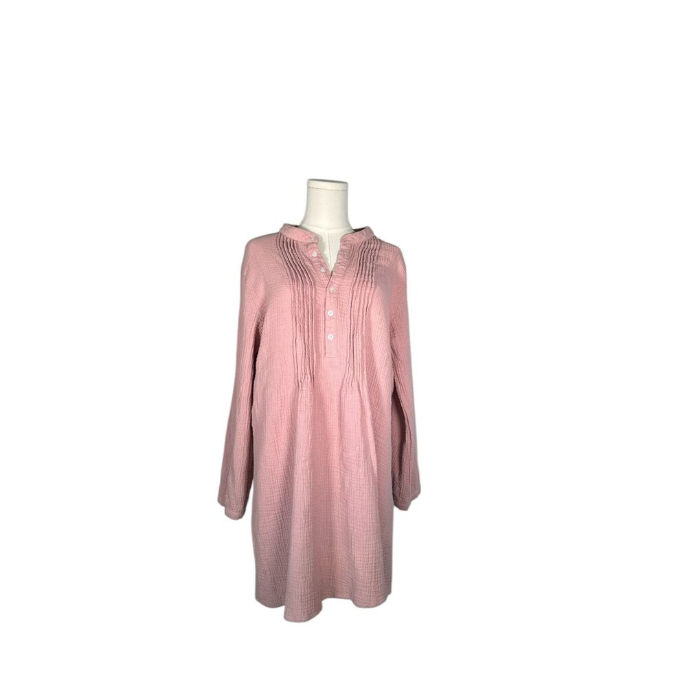 R.‎ Vivimos Cotton Gauze Tunic Dress L/ XL